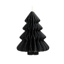 Árbol de papel negro 30 cm diámetro 40 cm altura – Decoración moderna y minimalista – Ideal para hogar y oficina