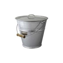 Guillouard - Cubo Con Tapa En Acero Galvanizado 10l - 040125