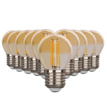 Juego De 10 Bombillas Led E27 4w G45 Eq 40w Ambree