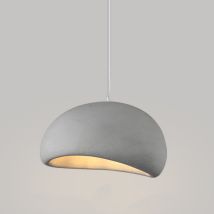 E27 Lámpara Colgante De Techo Moderna Nórdica Iluminación Colgante Creativa Luz Araña Ajustable Gris Ø30cm