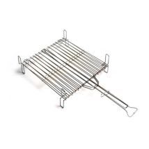 SONECOL – Parrilla Zincada 50x50 cm – Acero inoxidable – 2 kg – Ideal para asar en fuego de leña o carbón