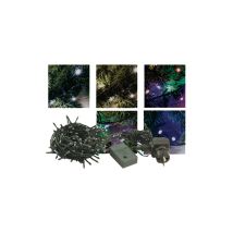 Lumières De Noël 300 Led Extérieur – Multicolores – Câble De 13,5 M Avec Transformateur