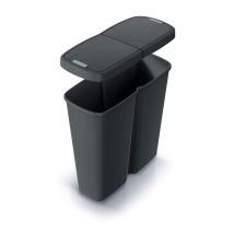 Papelera Con 2 Tapas Independientes - 50l