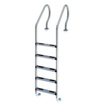 Scala Piscina Qp Standard Pool Ladder Acciaio Inox 5 Gradini Antiscivolo