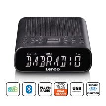 Dab+/fm-radiowecker Mit Bluetooth Und Dimmbarem Lcd-display