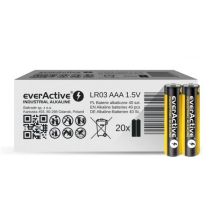 Batterie Alcaline Industriali Everactive Aaa/lr03, Confezione Da 40 Pezzi