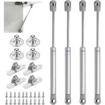 Lot De 4 Vérins À Gaz Pour Meuble De Cuisine Capacité 120n Installation Facile Matériaux Abs Et Acier Conception Silencieuse