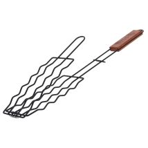 Grillgitter für Fisch – Metall, antihaftbeschichtet, 17 cm – Grillzubehör für gleichmäßiges Garen