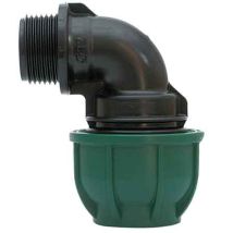 Coude À 90° À Serrer Avec Dérivation Filetée Mâle Ø Mm