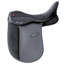 Sella Da Dressage Torino In Similpelle E Arcione Ultra Light In Polimero Archetto Intercambiabile: 16", Nero