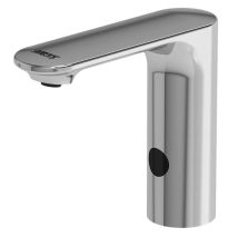 Sanela - Grifo Electrónico De Lavabo, Alimentación De Red, Cromo Slu 72