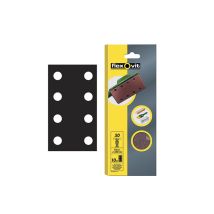 Flexovit 1/3 Sanding Sheets Perforated Medium 80 Grit (pack 10) Flv26335