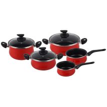 Batería De Cocina Magefesa "praga" 8 Piezas Antiadherente