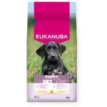 Eukanuba Puppy Large Trockenfutter Für Hunde Mit Reichhaltigem Hühneranteil, 15 Kg