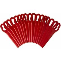 100 Pezzi Lame Pa6 Per Einhell Ge-ct 18 Li, Gc-ct 18/24 Li, Bg-ct 18 Li, Rg-ct 18 Li, Lame Di Ricambio In Plastica Per Tagliabordi A Batteria Einhell