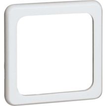Plaque de finition PEHA – Duroplast – Blanc – 8,1 cm x 8,1 cm – Matières, Mode de fixation, Finition métal