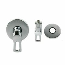 Driwei Unterputz-Duscharmatur – Verchromtes Messing – Durchmesser 14 cm – Modernes Design – Zuverlässigkeit für den täglichen Gebrauch