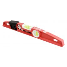 Nivel De Aluminio Premium De 500 Mm - 1 Mango, 2 Burbujas: 180° Y 90° Techman