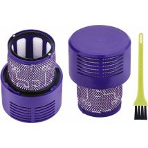 2pcs Filtres Pour Dyson Cyclone V10 Sv12 Series V10 Absolute/animal/total Clean/motorhead Aspirateurs, Filtre De Rechange Accessoires 969082-01, Avec 