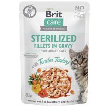 Brit Care Cat Sterilisiert Filets In Sauce Für Sterilisierte Katzen 85 G – Pute 85 G