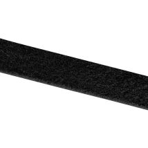 Velcro E00102533011425 Nastro A Strappo Da Incollare Parte Morbida (l X L) 25000 Mm X 25 Mm Nero 25 M