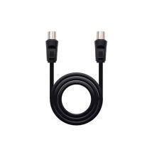 Nanocable - 10.26.0202 Cable Coaxial 3c-2v 1,8 M 9,5 Mm Negro
