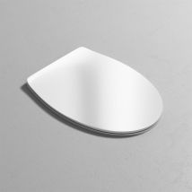 Coprivaso LFT Spazio Slim Bianco – Cerniere Rallentate – Termoinfurente – Sedile per WC