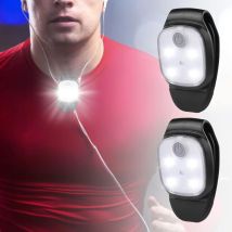 Lampe Frontale Led À Pince, Rechargeable Par Usb, Réfléchissante, 4 Modes D'Éclairage, Mini Lampe Frontale Pour La Course À Pied, Le Jogging Et La 