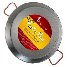 Padella Valenciana La Ideal cm 30 – Ferro Spazzolato – Diametro 30 cm – Adatta per cottura a induzione