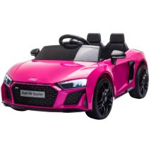 Latest 2020 Model Licensed Audi R8 Spyder 12v Children’s Ride On Car - Pink