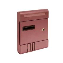 Sicuro - Boîte Aux Lettres Extérieure En Aluminium Anodisé Marron - Cm.20,4x7x29h. En Aluminium Anodisé Marron