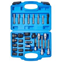 K.142-4623 Lichtmaschinen Bit-set - Steckschlüssel Satz - 23-tlg. - Kraftplus