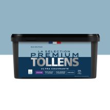 Tollens - Peinture Intérieure Couleurs - La Sélection Premium Velours - Ultra Couvrante - Bleu Baltique 2,5 L - 30m²