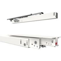 Fulterer Fr 777a Kulissenauszug, Länge 800 Mm, Stahl Weiß Pulverbeschichtet