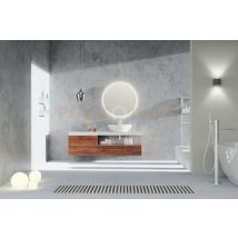 Boite A Design - Luna Specchio Da Parete Rotondo Retro-illuminato D.60cm Led 18w 2800lm 3000-4000k