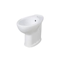Idral – 10207 – Bidet per disabili in ceramica bianca – Altezza 49 cm – 4 punti di fissaggio