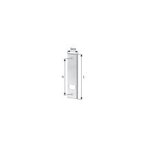 Piastra di Copertura per Avvolgitore a Cinghia PARO n. 110110 – Plastica – 4015912006312