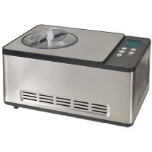 Kitchenchef Gelatiera 1,65L 150W – Macchina per gelati e sorbetti – Coperchio traslucido – Tempo di preparazione 20-45 min