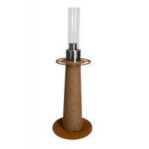 Masuria Gartenlampe Juno Corten Steel Mit Tauwerk Biobrennstofflampe Gartenfeuer