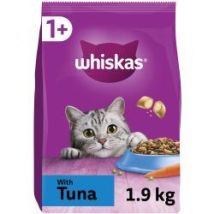 Whiskas 1+ Tuna Adult Dry Cat Food - 1.9kg - 811939