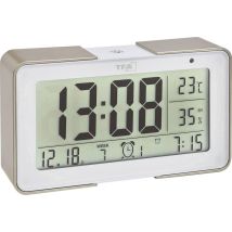 Tfa Dostmann Despertador Radio Controlado Oro Y Blanco
