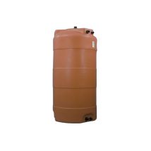 Cuve Récupération Eau De Pluie 1500l - Réservoir Aérien Vertical Terracotta - Polyéthylène - Elbi Cv