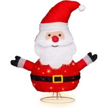 Guirlande Lumineuse Led Père Noël, Couleurs Variées, 70 Cm De Haut, Pliable, Idéale Pour Une Utilisation Intérieure Et Extérieure Dans La Maison, La 