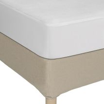 Univers Decor - Wasserdichter, Saugfähiger Und Milbendichter Matratzenschutz 160 X 200 Cm - Blanc