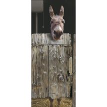Plage 141005 Adesivo Per Pareti E Porte, Formato Grande, Trompe L'Oeil Porta-culo, 204 X 83 Cm