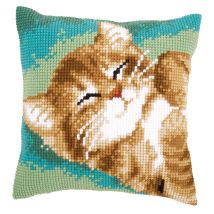 Vervaco Cuscino, Motivo: Gatto, Assortiti