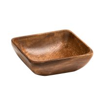 Premier Housewares – Kora Small Square Serving Bowl – Handcrafted Acacia Wood – Elegant Design for Nibbles and Salads