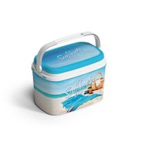 Réfrigérateur Passif Porte-documents En Plastique Anti-rayures Italie Fantaisie Nature Coffre 6 Litres Plage Camping Extérieur