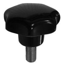 Maniglia In Bachelite Con Perno Nero M1030mm Din6336l - Hs 092860
