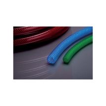 Gewebeschlauch Pvc 81b Mit Einlage 13x3,0mm 50m Blau Transparent Apd